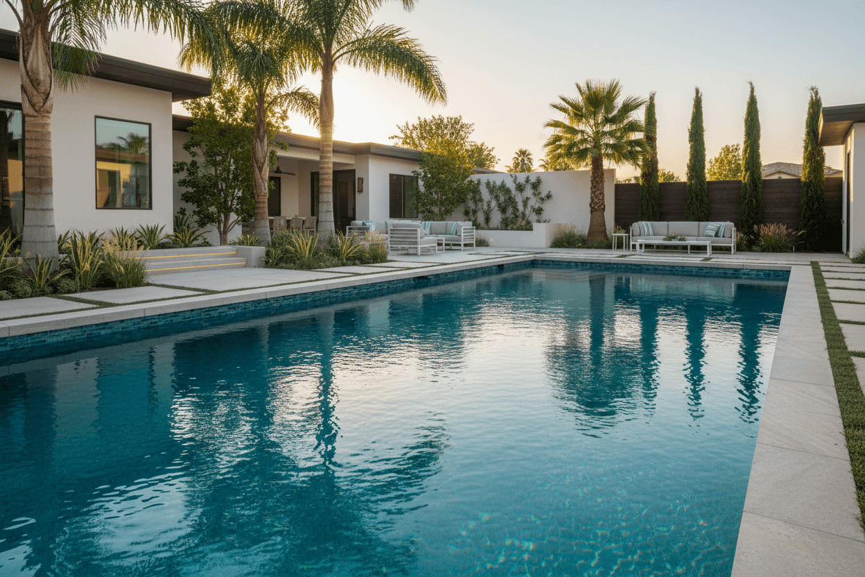 Pool after renovation