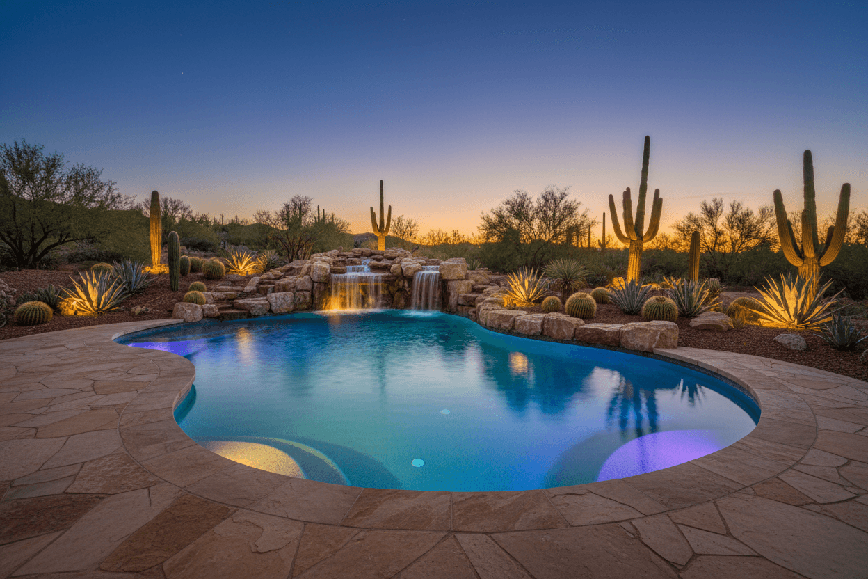 Modern Pool Upgrade - Rancho Mirage - After