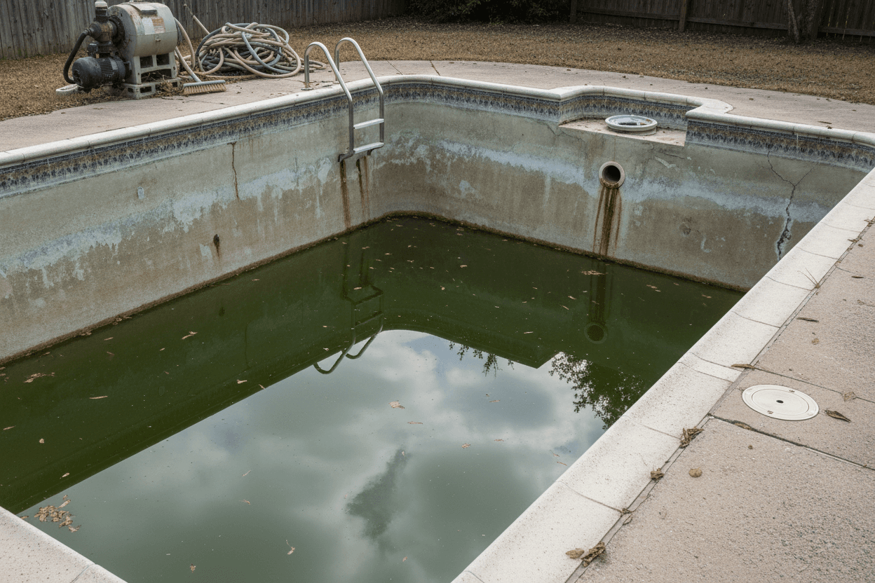 Modern Pool Upgrade - Rancho Mirage - Before