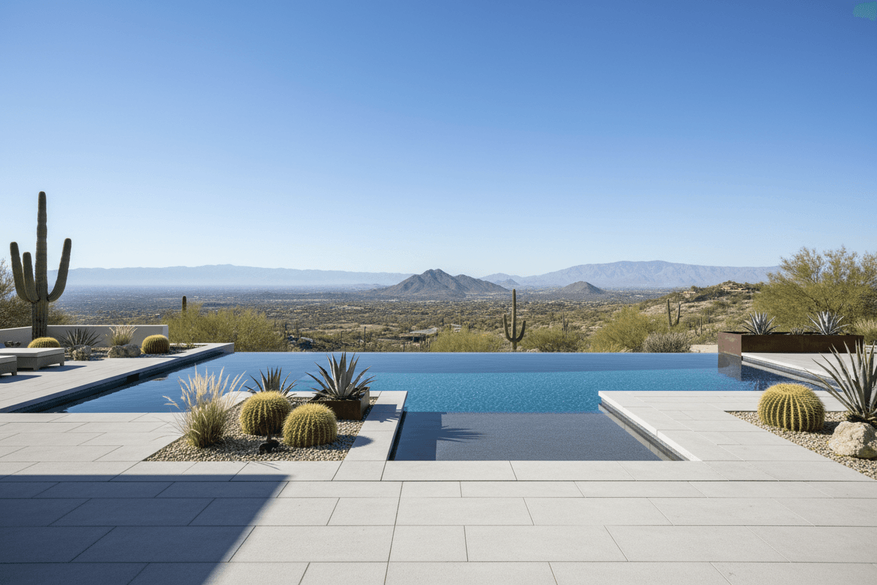 Modern Geometric Pool