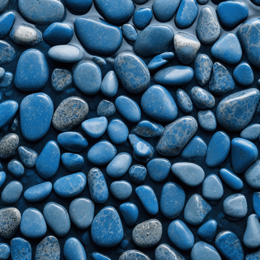 PebbleTech Tahoe Blue finish detail